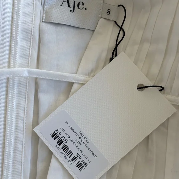 wrap dress for fall wedding AJE Women's Nova Pleated Midi Dress – Saint Bernard main image 0